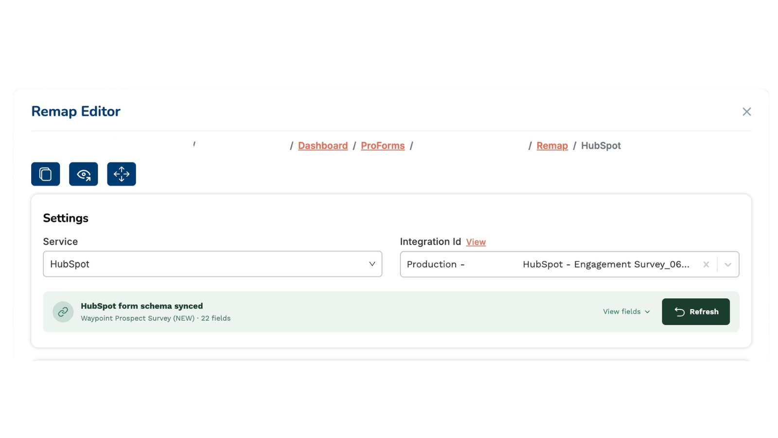Waypoint Converts reading HubSpot form field definitions